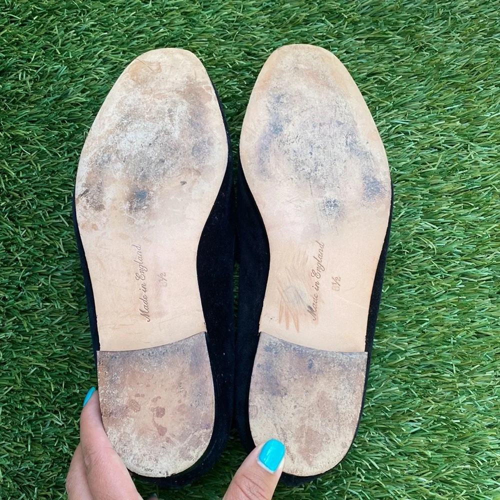 London Sole Loafers with Embroidered Initials “AGJ”
